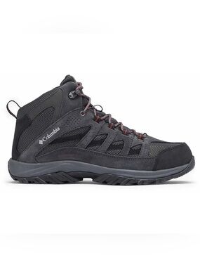 Columbia Crestwood Mid Waterproof Hiking Boots Dark Grey Size 12